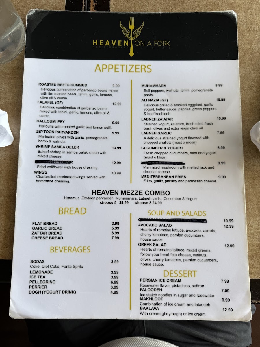 Menu Heaven On A Fork-2