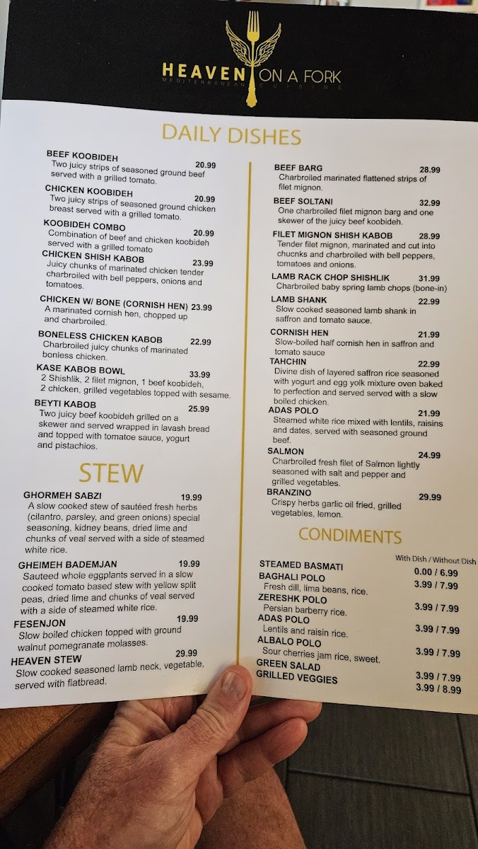 Menu Heaven On A Fork-4
