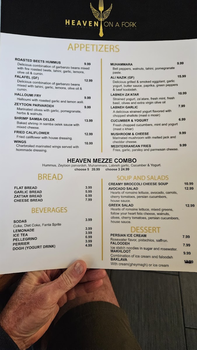 Menu Heaven On A Fork-5