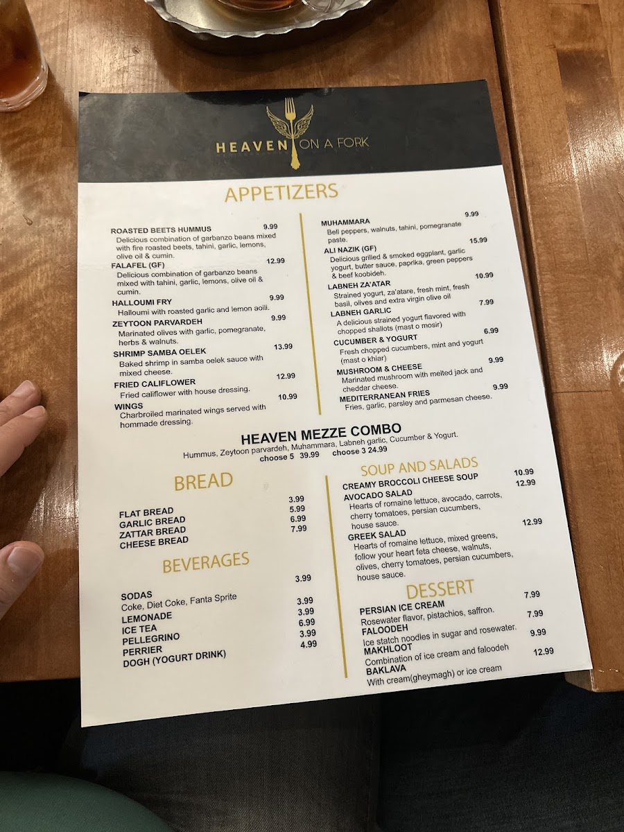 Menu Heaven On A Fork-7